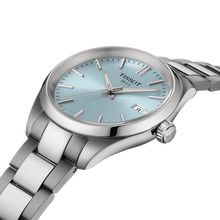 Load image into Gallery viewer, Tissot PR 100 Ice Blue Dial Silver Steel Strap Watch for Women - T150.210.11.351.00