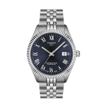 Load image into Gallery viewer, Tissot Ballade Powermatic 80 COSC Blue Dial Silver Steel Strap Watch for Men - T156.408.11.043.00