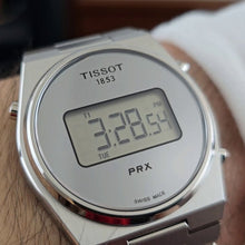 Load image into Gallery viewer, Tissot Digital Quartz Silver Dial Silver Steel Strap Watch for Men - T137.463.11.030.00