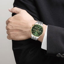 Load image into Gallery viewer, Hugo Boss Avery Chronograph Green Dial Silver Steel Strap Watch for Men - 1514159