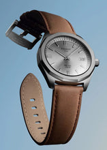 Load image into Gallery viewer, Tissot PRC 100 Solar Quartz Silver Dial Brown Leather Strap Watch for Men - T151.422.16.031.00
