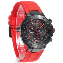 Load image into Gallery viewer, Tissot T Race Chronograph Black Dial Red Rubber Strap Watch for Men - T141.417.37.061.01