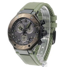 Load image into Gallery viewer, Tissot T Race Chronograph Black Dial Green Rubber Strap Watch for Men - T141.417.37.061.02