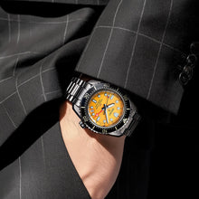 Load image into Gallery viewer, Seiko Prospex The Night of Siam Limited Edition Yellow Dial Silver Steel Strap Watch for Men - SPB487J1