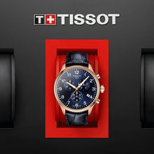 Load image into Gallery viewer, Tissot T-Sport Chrono XL Blue Dial Blue Leather Strap Watch for Men - T116.617.36.042.00
