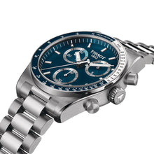 Load image into Gallery viewer, Tissot PR516 Chronograph Blue Dial Silver Steel Strap Watch for Men - T149.417.11.041.00