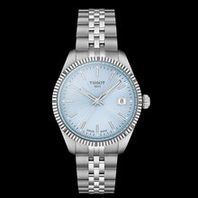 Load image into Gallery viewer, Tissot Ballade Quartz Blue Dial Silver Steel Strap Watch for Women - T156.210.11.351.00