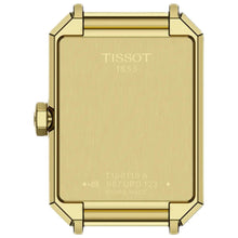 Load image into Gallery viewer, Tissot SRV Black Mother of Pearl Dial Black Leather Strap Watch for Women - T160.110.36.126.00