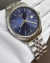 Load image into Gallery viewer, Tissot Ballade Quartz Blue Dial Silver Steel Strap Watch for Men - T156.410.11.041.00