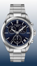 Load image into Gallery viewer, Tissot PR 100 Chronograph Blue Dial Silver Steel Strap Watch for Men - T150.417.11.041.00