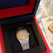 Load image into Gallery viewer, Tissot PRX Powermatic 80 18K Silver Dial Silver Steel Strap Watch for Men - T931.407.41.031.00