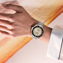 Load image into Gallery viewer, Seiko Prospex Polygonal Divers Automatic Pearl White Dial Silver Steel Strap Watch for Men - SPB481J1