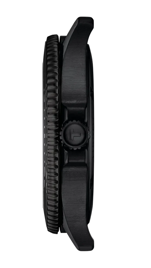 Tissot Seastar 1000 Quartz Black Dial Black Steel Strap Watch for Men - T120.410.33.051.00
