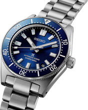 Load image into Gallery viewer, Seiko Prospex 1965 Heritage Diver’s Automatic Blue Dial Silver Steel Strap Watch for Men - SPB451J1