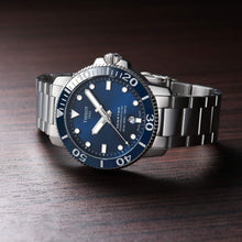 Load image into Gallery viewer, Tissot Seastar 1000 Powermatic 80 Blue Dial Silver Steel Strap Watch for Men - T120.407.11.041.03