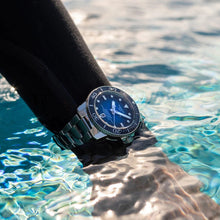 Load image into Gallery viewer, Tissot Seastar 2000 Professional Powermatic 80 Blue Dial Silver Steel Strap Watch for Men - T120.607.11.041.01