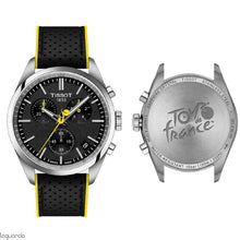 Load image into Gallery viewer, Tissot PR 100 Tour De France Chronograph Black Dial Silver Steel Strap Watch for Men - T150.417.11.051.00