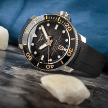 Load image into Gallery viewer, Tissot Seastar 2000 Professional Powermatic 80 Black Dial Black Rubber Strap Watch for Men - T120.607.17.441.01
