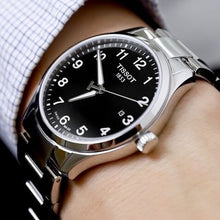 Load image into Gallery viewer, Tissot T-Sport Gent XL Black Dial Silver Steel Strap Watch for Men - T116.410.11.057.00