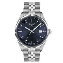 Load image into Gallery viewer, Tissot Ballade Quartz Blue Dial Silver Steel Strap Watch for Men - T156.410.11.041.00