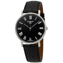 Load image into Gallery viewer, Tissot T Classic Dream Quartz Black Dial Black Leather Strap Watch for Men - T129.410.16.053.00