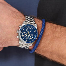 Load image into Gallery viewer, Tissot PR516 Chronograph Blue Dial Silver Steel Strap Watch for Men - T149.417.11.041.00