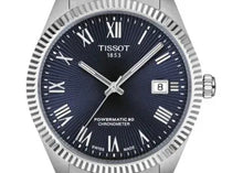 Load image into Gallery viewer, Tissot Ballade Powermatic 80 COSC Blue Dial Silver Steel Strap Watch for Men - T156.408.11.043.00
