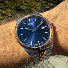 Load image into Gallery viewer, Tissot Ballade Quartz Blue Dial Two Tone Steel Strap Watch for Men - T156.410.22.041.00
