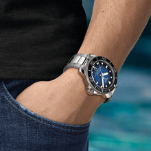 Load image into Gallery viewer, Tissot Seastar 2000 Professional Powermatic 80 Blue Dial Silver Steel Strap Watch for Men - T120.607.11.041.01