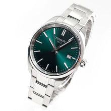 Load image into Gallery viewer, Tissot PR 100 Quartz Green Dial Silver Steel Strap Watch for Women - T150.210.11.091.00