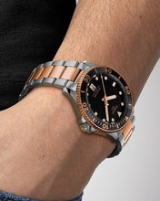 Load image into Gallery viewer, Tissot Seastar 1000 Quartz Black Dial Two Tone Steel Strap Watch for Men - T120.410.22.051.01