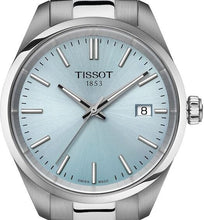 Load image into Gallery viewer, Tissot PR 100 Ice Blue Dial Silver Steel Strap Watch for Women - T150.210.11.351.00