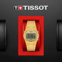 Load image into Gallery viewer, Tissot PRX Digital Quartz Gold Dial Gold Steel Strap Watch for Men - T137.463.33.020.00