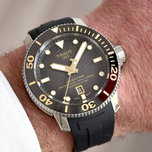 Load image into Gallery viewer, Tissot Seastar 2000 Professional Powermatic 80 Black Dial Black Rubber Strap Watch for Men - T120.607.17.441.01