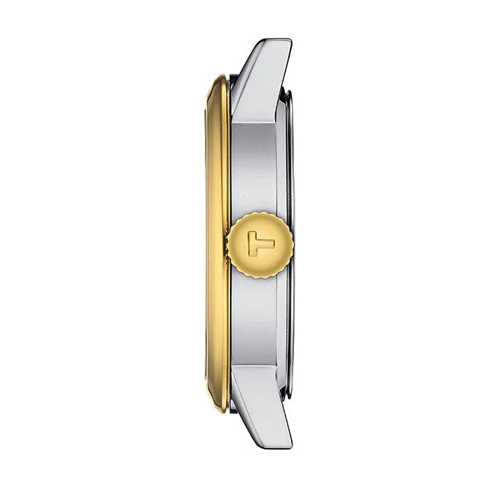 Tissot T Classic Dream Lady Silver Dial Two Tone Steel Strap Watch for Women - T129.210.22.031.00
