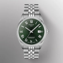 Load image into Gallery viewer, Tissot Ballade Powermatic 80 COSC Green Dial Silver Steel Strap Watch for Men - T156.408.11.093.00