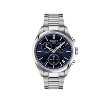 Load image into Gallery viewer, Tissot PR 100 Chronograph Blue Dial Silver Steel Strap Watch for Men - T150.417.11.041.00