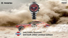 Load image into Gallery viewer, Seiko Prospex Speedtimer Solar Chronograph Datsun 240Z Collaboration Limited Edition Red Dial Two Tone Steel Strap Watch for Men - SBDL123