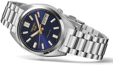 Load image into Gallery viewer, Seiko 5 Sports Automatic Blue Dial Silver Steel Strap Watch for Men - SRPL55K1