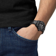 Load image into Gallery viewer, Tissot Seastar 1000 Quartz Black Dial Black Steel Strap Watch for Men - T120.410.33.051.00