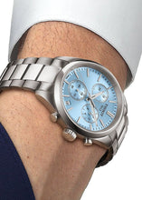 Load image into Gallery viewer, Tissot PR 100 Chronograph Light Blue Dial Silver Steel Strap Watch for Men - T150.417.11.351.00