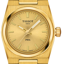 Load image into Gallery viewer, Tissot PRX 25mm Gold DIal Gold Steel Strap Watch for Women - T137.010.33.021.00