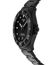 Load image into Gallery viewer, Tissot Seastar 1000 Quartz Black Dial Black Steel Strap Watch for Men - T120.410.33.051.00