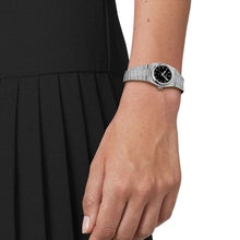 Load image into Gallery viewer, Tissot PRX Quartz Diamonds Black Dial Silver Steel Strap Watch for Women - T137.010.11.056.00