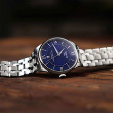 Load image into Gallery viewer, Tissot Chemin Des Tourelles Powermatic 80 Blue Dial Silver Steel Strap Watch for Men - T139.407.11.048.00