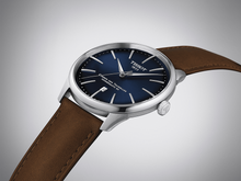 Load image into Gallery viewer, Tissot Chemin des Tourelles Automatic Powermatic 80 Blue Dial Brown Leather Strap Watch for Men - T139.407.16.041.00