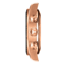 Load image into Gallery viewer, Tissot PRS 516 Chronograph Black Dial Rose Gold Steel Strap Watch for Men - T149.417.33.051.00