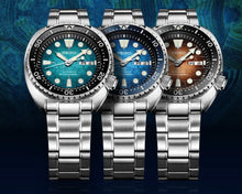 Load image into Gallery viewer, Seiko US Special Edition Automatic Green Dial Silver Steel Strap Watch for Men - SRPH57