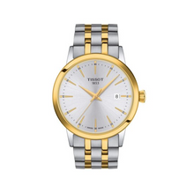 Load image into Gallery viewer, Tissot Classic Dream Silver Dial Two Tone Steel Strap Watch for Men - T129.410.22.031.00