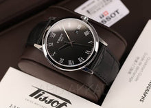 Load image into Gallery viewer, Tissot T Classic Dream Quartz Black Dial Black Leather Strap Watch for Men - T129.410.16.053.00